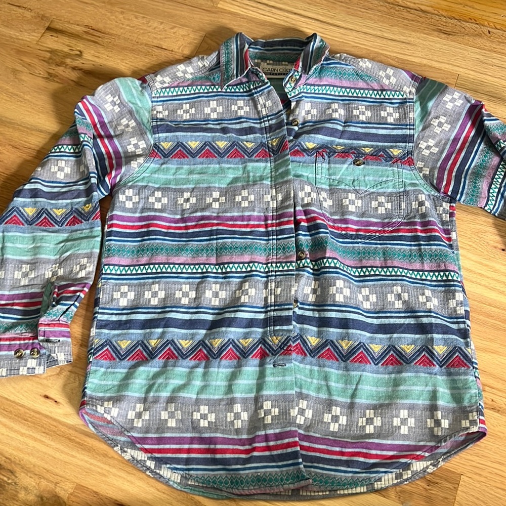 Vintage  flannel button down size medium